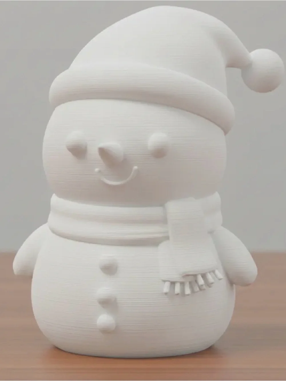 White Snowman Holiday Decor Figurine - Unbranded